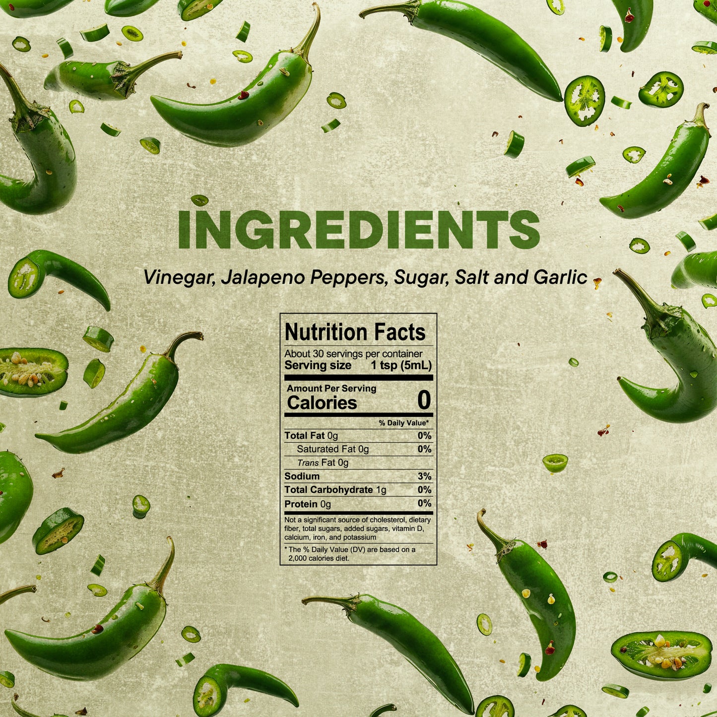 Jalapeno Hot Sauce 5oz- Jalapeño Spicy Hot Sauce Made From Jalapeno Peppers Ideal For Dipping - Green Spicy Sauce - Dipping Chili Sauce - Jalapeño Chili Salsa