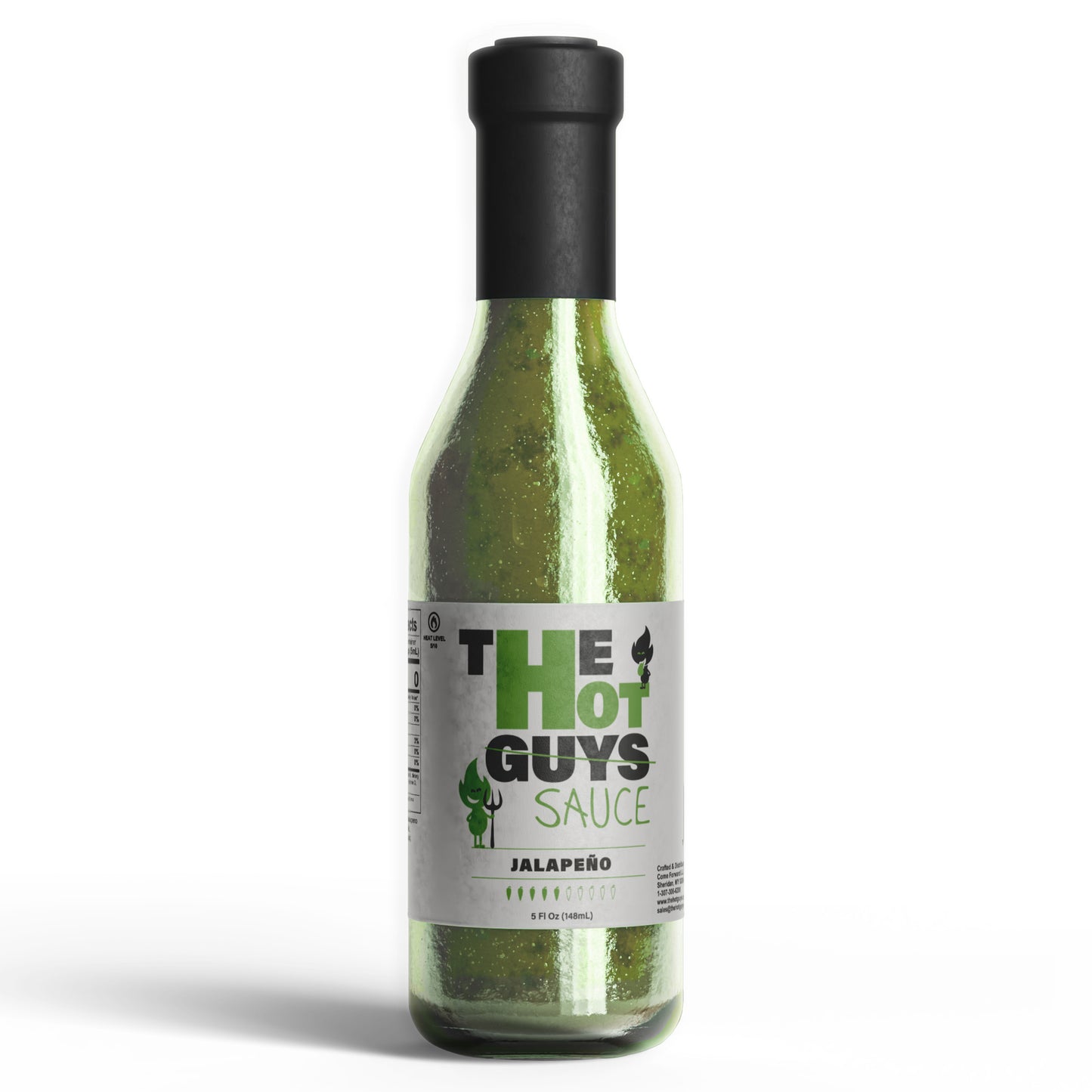 Jalapeno Hot Sauce 5oz- Jalapeño Spicy Hot Sauce Made From Jalapeno Peppers Ideal For Dipping - Green Spicy Sauce - Dipping Chili Sauce - Jalapeño Chili Salsa